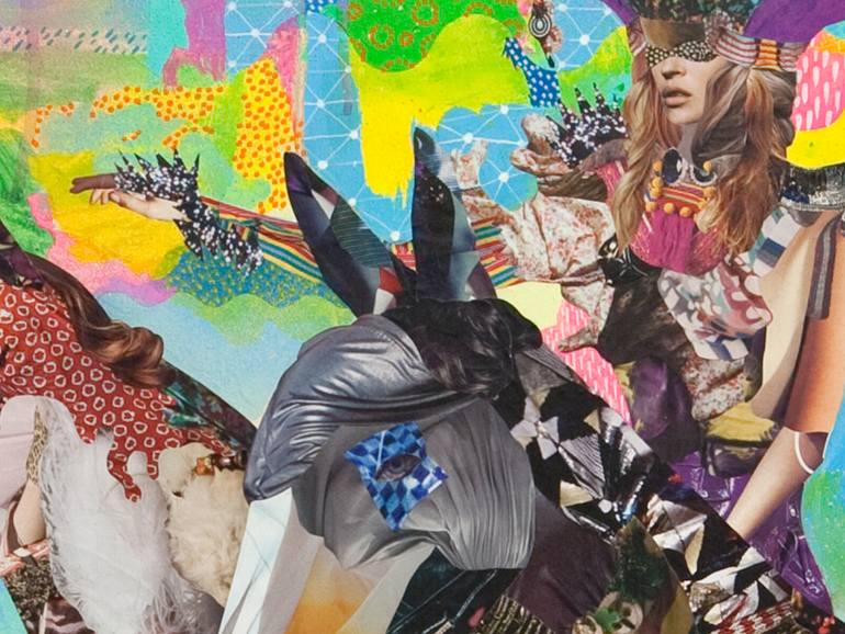 Original Conceptual Animal Collage by Yoh Nagao