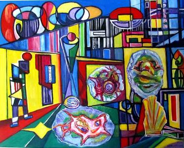 Original Expressionism World Culture Paintings by Hans-Peter Fleps