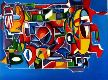 Original Abstract Paintings by Hans-Peter Fleps