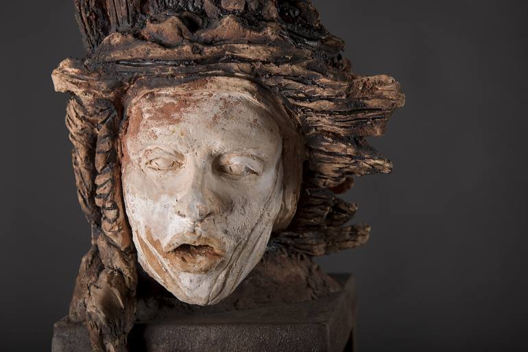 Original Expressionism Mortality Sculpture by Aimee Perez