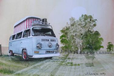 Original Realism Transportation Paintings by John Lowerson