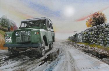 Original Realism Automobile Paintings by John Lowerson
