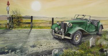 Original Realism Automobile Paintings by John Lowerson