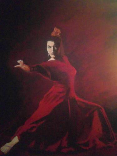 Print of Realism Performing Arts Paintings by david phillips
