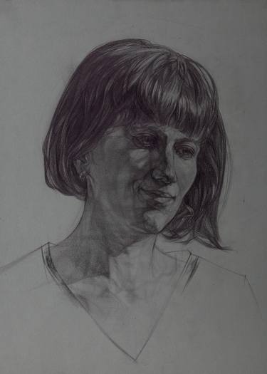 Print of Portraiture Women Drawings by Vasyl Pal