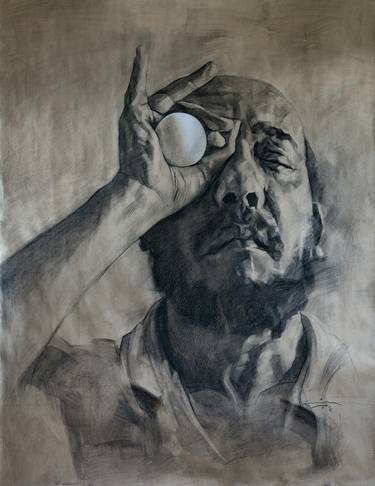 Print of Conceptual Portrait Drawings by Ermias Ekube