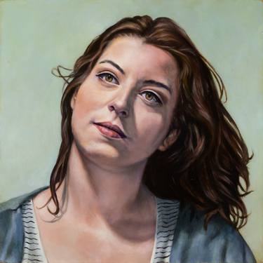 Original Portrait Painting by Jolante Hesse