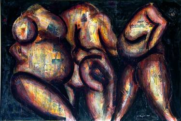 Original Nude Paintings by Garfield Morgan