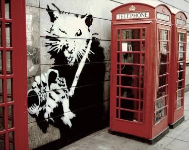 Paparatzi Banksy, Green Park, London, 2005. thumb