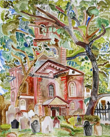 Original Fine Art Architecture Paintings by joni scully