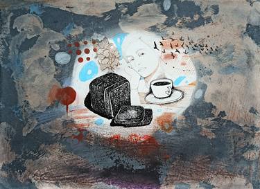 Print of Conceptual Food & Drink Paintings by Natalia Pastushenko