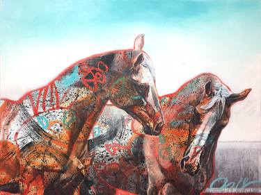 Original Horse Painting by Karen Roehl