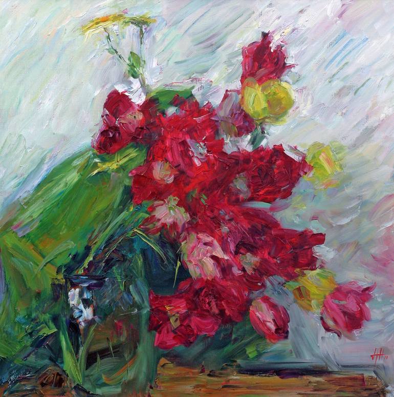 Bouquet Painting by Galina Plehova | Saatchi Art