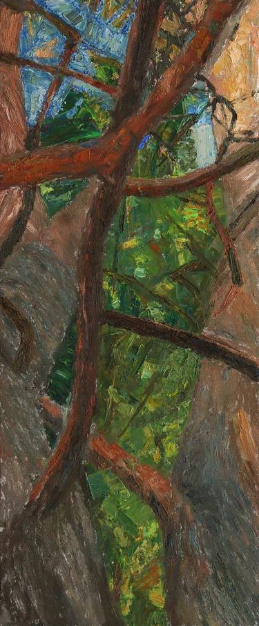 Original Abstract Nature Painting by Aleksander Sobek