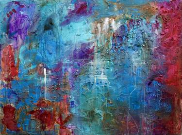 Original Abstract Expressionism Abstract Paintings by Staci Cross
