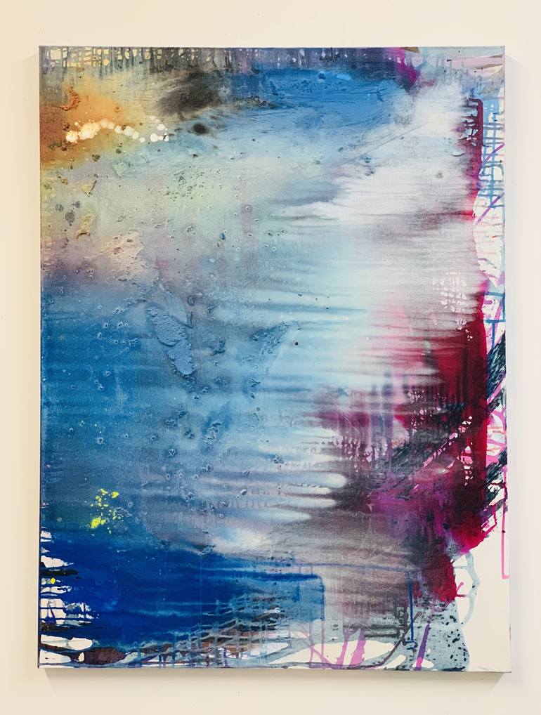 Original Abstract Expressionism Abstract Painting by Staci Cross