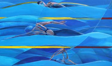 Original Abstract Sports Paintings by Andy Farr