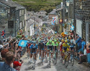 Print of Figurative Bicycle Paintings by Andy Farr