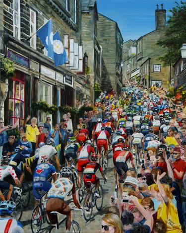 Print of Fine Art Bike Paintings by Andy Farr