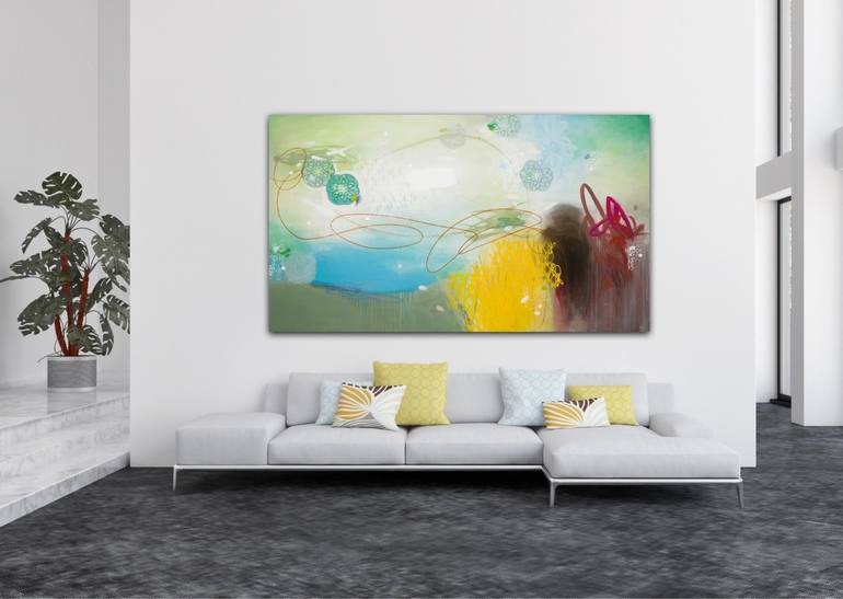 Original Abstract Expressionism Abstract Painting by Terri Dilling