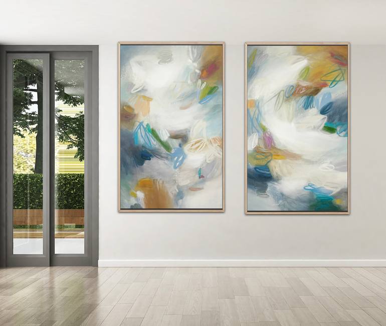 Original Abstract Expressionism Abstract Painting by Terri Dilling