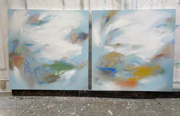 Original Abstract Expressionism Abstract Painting by Terri Dilling