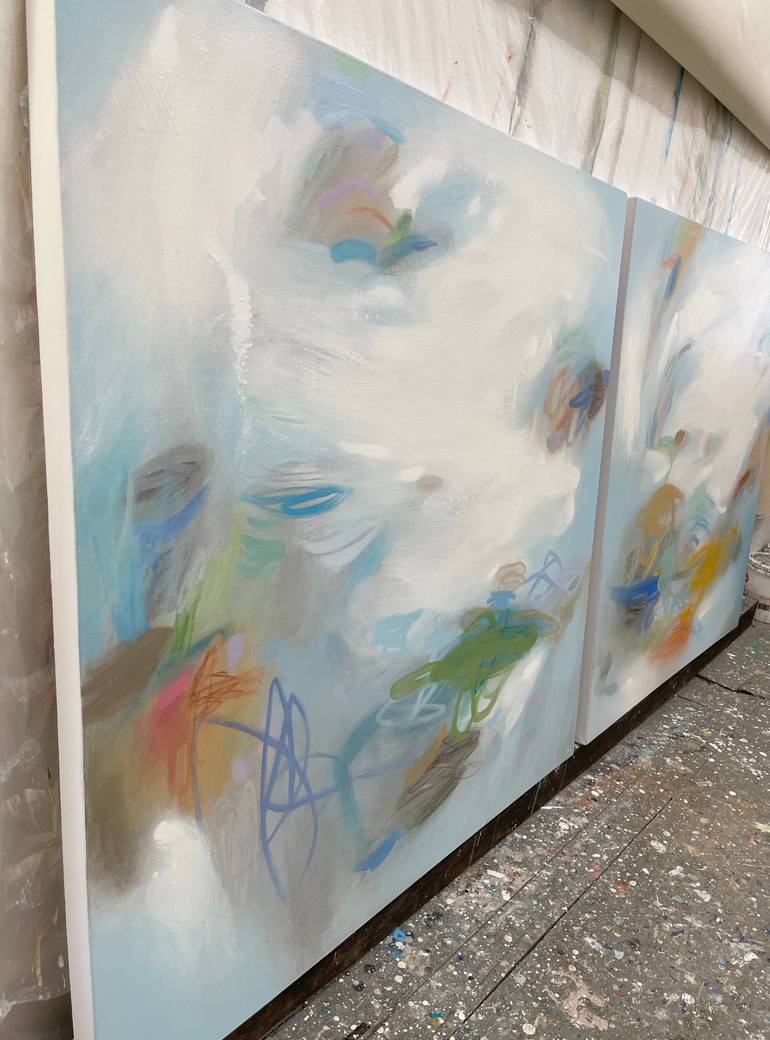 Original Abstract Expressionism Abstract Painting by Terri Dilling