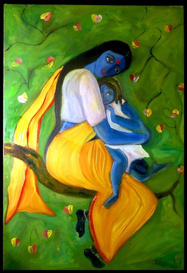 Original Expressionism People Paintings by Sasha Sharma