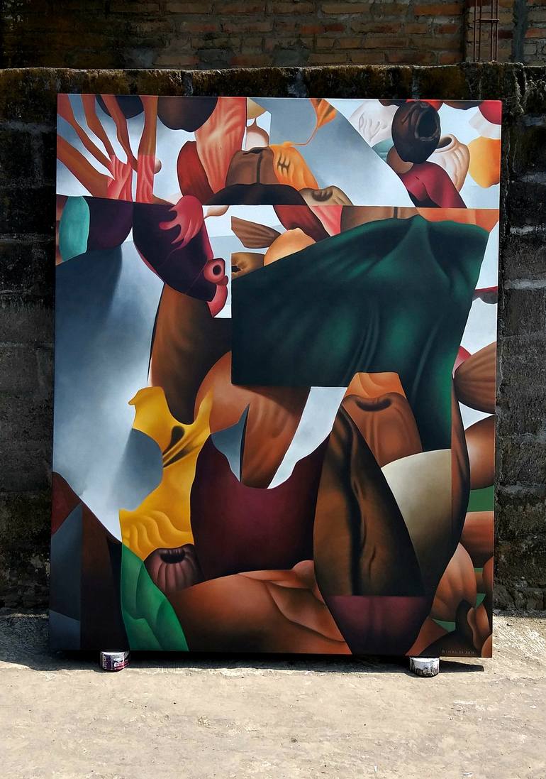 Original Geometric Painting by rinaldi syam