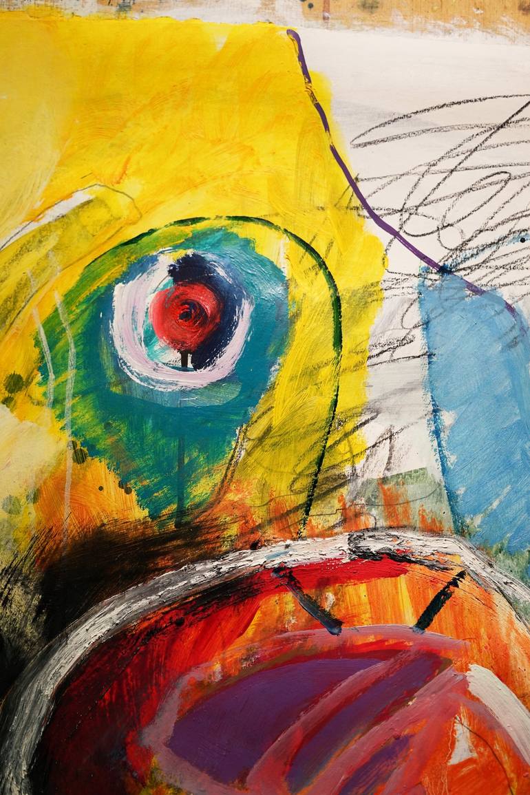 Original Abstract Expressionism Abstract Painting by Michael Thümmrich