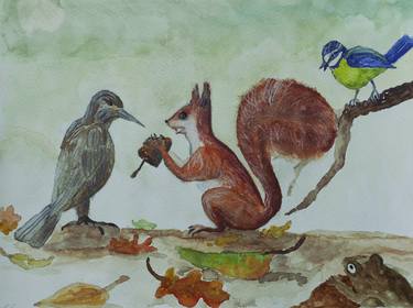 Original Realism Animal Paintings by Max Ferchau