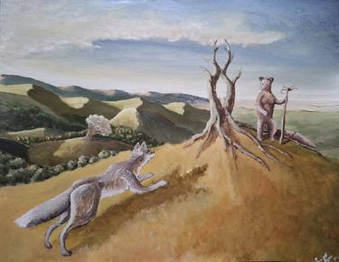 Original Figurative Nature Painting by Max Ferchau