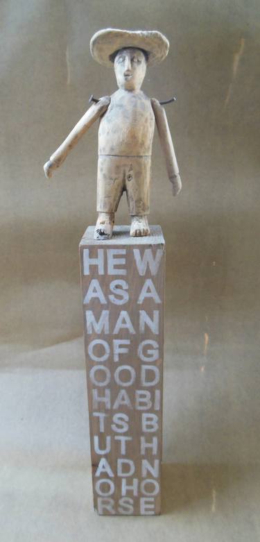 Original Men Sculpture by Rodney Rigby