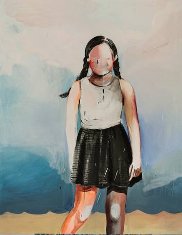 Original Figurative People Paintings by Hanna Ilczyszyn