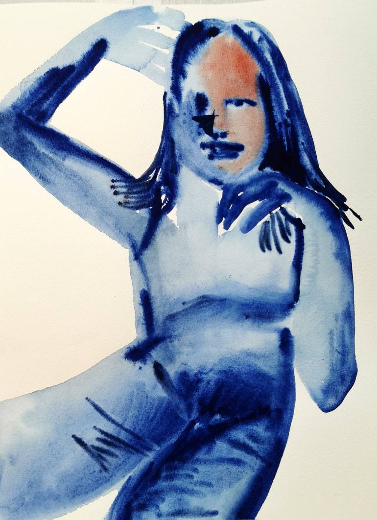 Original Figurative Animal Paintings by Hanna Ilczyszyn