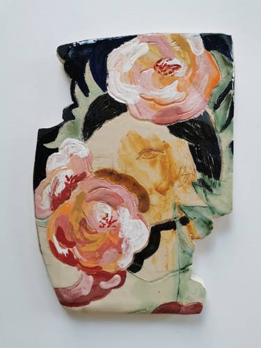 Original Illustration Floral Mixed Media by Hanna Ilczyszyn