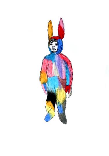 Rainbow rabbit thumb