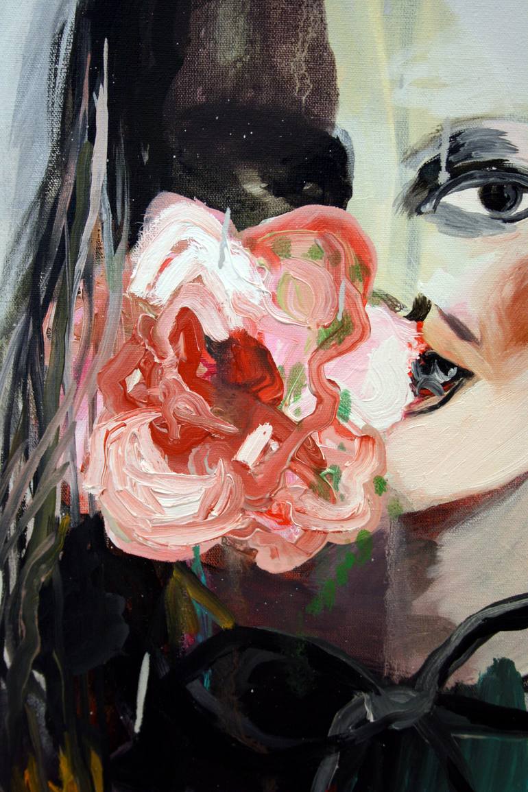 Original Figurative People Painting by Hanna Ilczyszyn