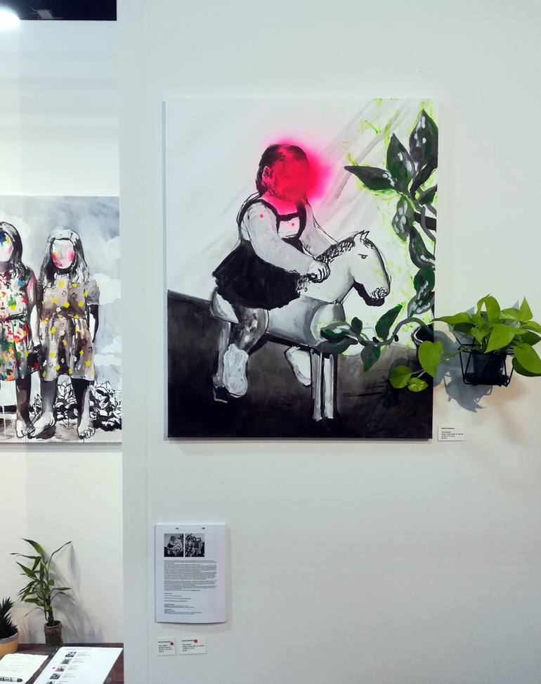 Original Figurative People Painting by Hanna Ilczyszyn
