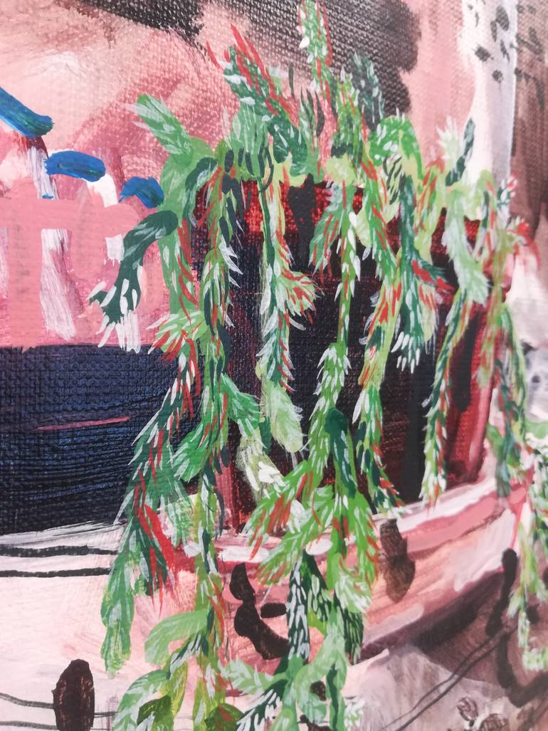 Original Figurative Floral Painting by Hanna Ilczyszyn