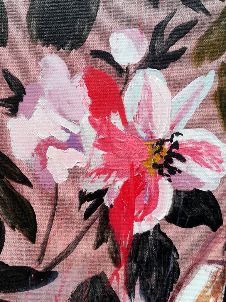 Original Expressionism People Painting by Hanna Ilczyszyn