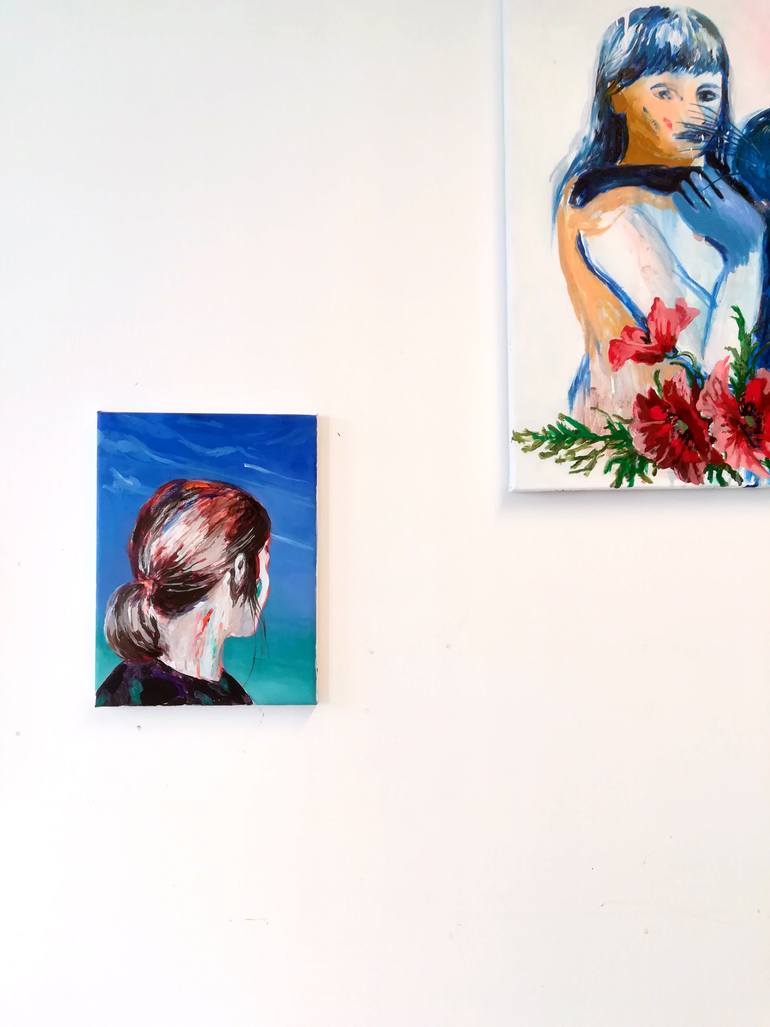 Original Portraiture Portrait Painting by Hanna Ilczyszyn