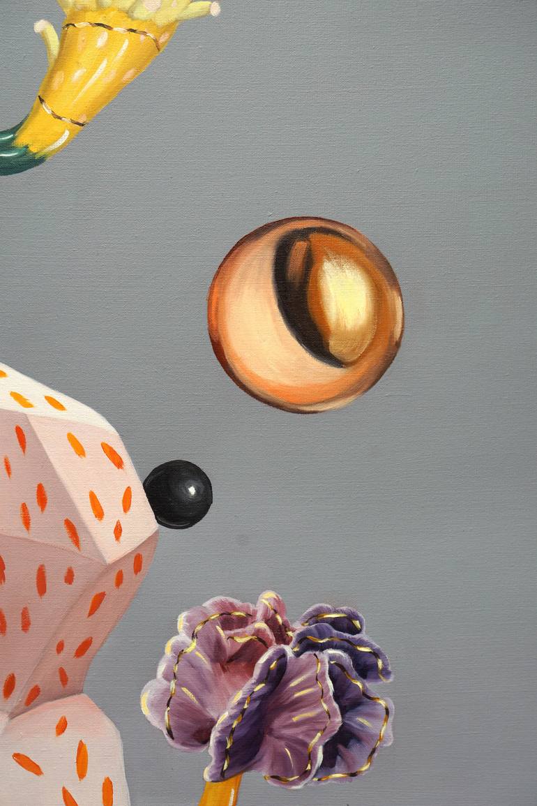 Original Realism Floral Painting by Joanna Mlacka