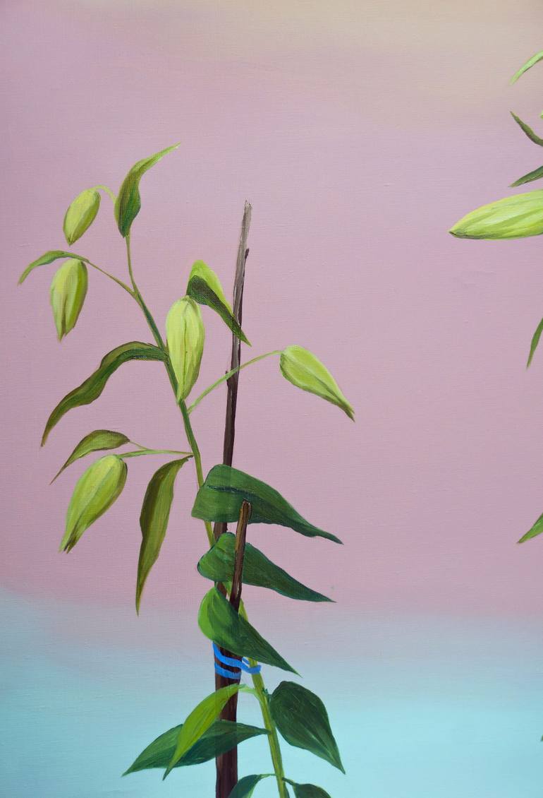 Original Modernism Floral Painting by Joanna MląCka