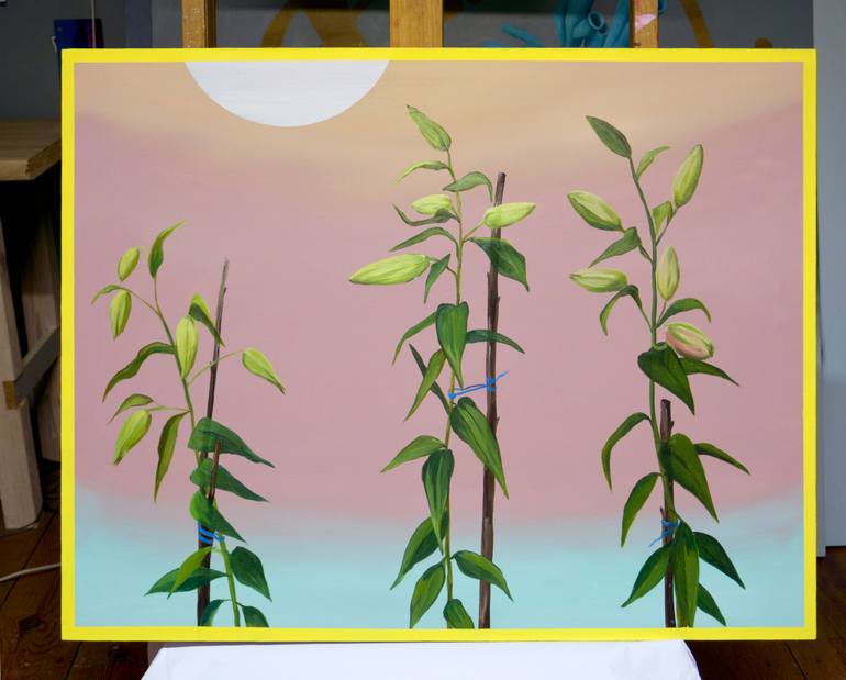 Original Modernism Floral Painting by Joanna MląCka