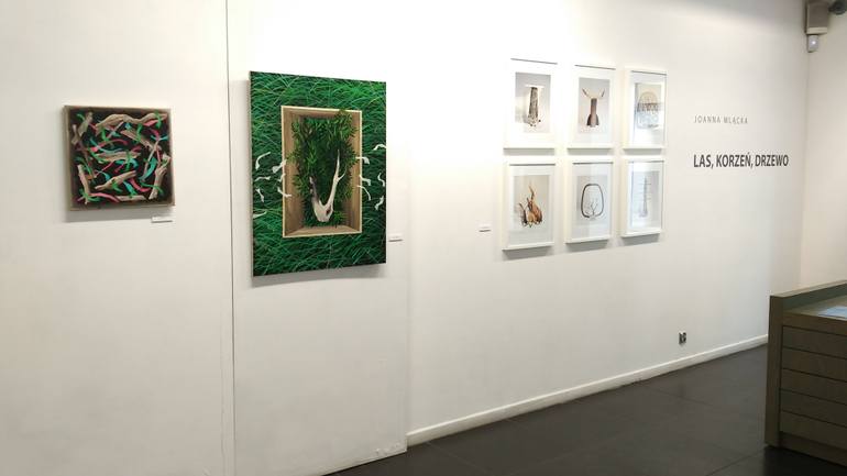 Original Abstract Floral Painting by Joanna MląCka