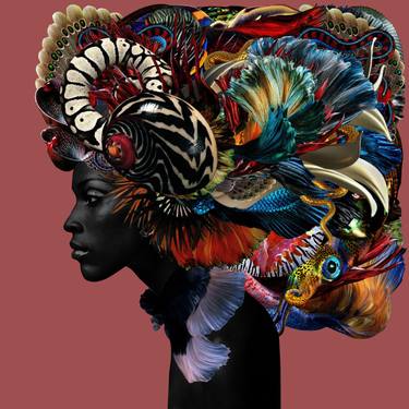 Original Figurative Portrait Digital by Carol Muthiga-Oyekunle