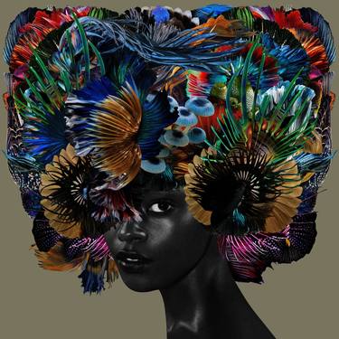 Print of Portrait Digital by Carol Muthiga-Oyekunle