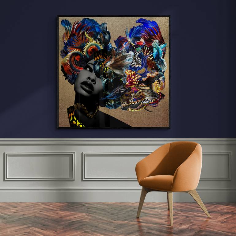 Original Digital Art Women Photography by Carol Muthiga-Oyekunle