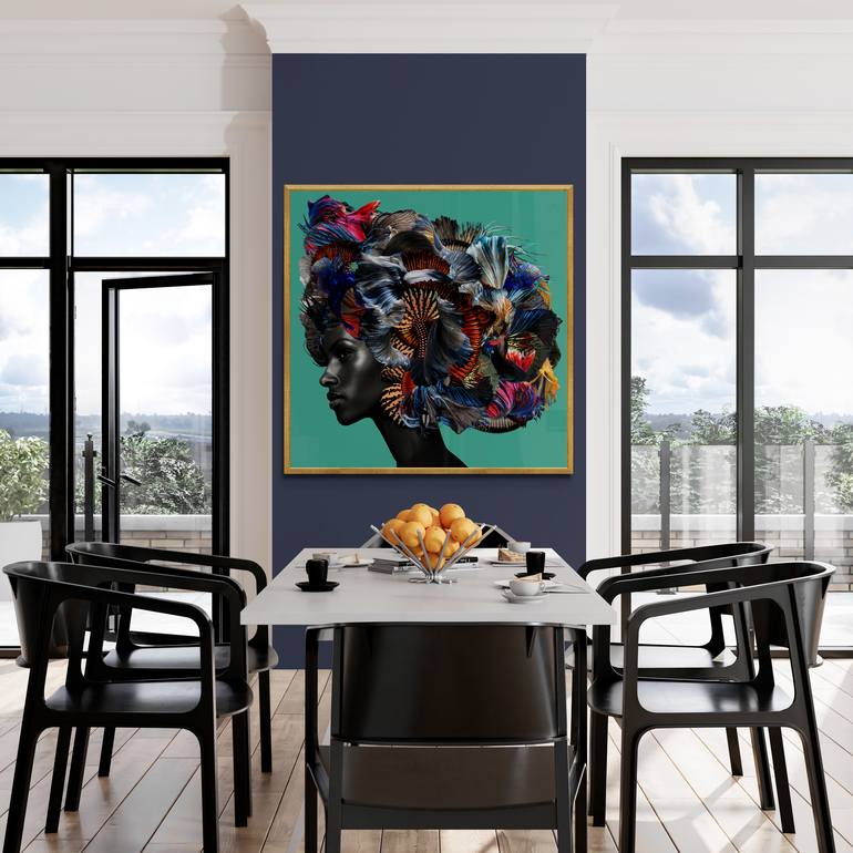 Original Digital Art Women Photography by Carol Muthiga-Oyekunle